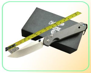 85039039 Chris Reeve New CNC D2 Blade Sebenza 21 Style Full TC4 TITANIUM Handle Folding knife DF231973128