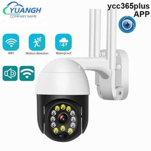 Kamery IP YCC365 Plus 1080p Bezprzewodowe zabezpieczenia zewnętrzne IP Kamera IP dwa sposoby na wodoodporne audio Smart Home Nadzór wideo kamery Wi -Fi 24413