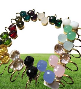 Lyxigt italienska varumärke Pome smycken örhängen för kvinnor nudokolor bing crysta lwater droppar stilörhängen för kvinnor tillbehör c8369413
