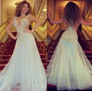 Peplum Aso Ebi Nigerian Lace Styles Prom Dress Mermaid Evening Gowns Short Sleeve Nigeria Party Dress VNeck Prom Dress Asoebibell5794146