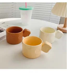 Mugs Korean Creative Cheese Styling Mug Personality Trend Coffee Cup Breakfast Milk Drink