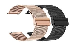 Watch Bands Stainless Steel Milanese Loop Quick Release Wrist Strap For Nokia Withings HR 36MM 40MM Watchband5300095