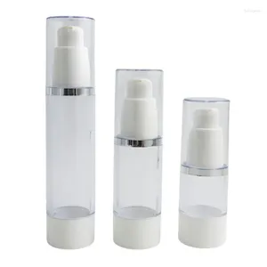 収納ボトル200pcs 30mlエアレスポンプボトル1オンス15 ml補充可能な化粧品コンテナppパッケージ