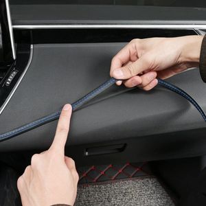 Autoformungen Trimmpu Leder Car Interior DIY-Streifen selbstklebende Armaturenbrett Leder Dekorative Linie Auto Innenzubehör Accessoires