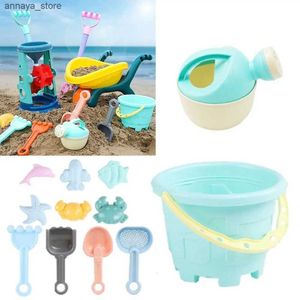 Sand Play Water Fun 12pcs Geschenkschaufel Schaufel Outdoor Game Gadgets Strandspielzeug Set Sandcastle Bucket Wässerung Kettlel2403