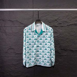 2mens Designer camisas Casablanc Hawaii Dress Dress Camiseta Padrão de impressão Camicia unissex Button Up Hemdm-3xlqw4