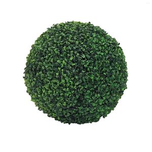 Vaser simulerade Milano Green Lämna boll Artificiell växt Topiary Decorative Balls For Garden Wedding Party Home Outdoor Decor