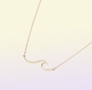 European and American jewelry long wave necklace only beautiful waves waves pendant clavicle chain beach surfers friend gifts889914503546