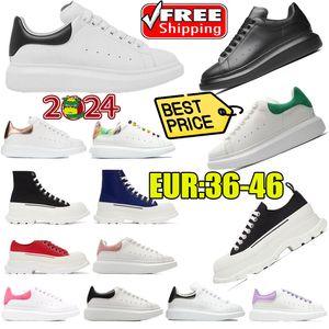 2024 Designerskor Vita kvinnor Mens Luxury Velvet Suede Casual Shoes Leather Lace Up Fashion Platform Sneakers Men Black Chaussures M Shoes 36-46