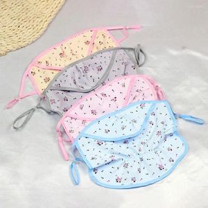 Scarves Anti-UV Sunscreen Face Veil Flower With Neck Flap Driving Shield Cycling Floral Summer Silk Mask