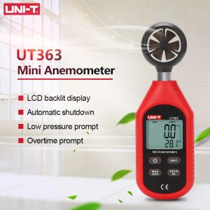 UNI-T UT363 Handheld Anemometer Digital UT363BT Wind Speed Measurement Temperature Tester LCD Display Air Flow Speed Wind Meter