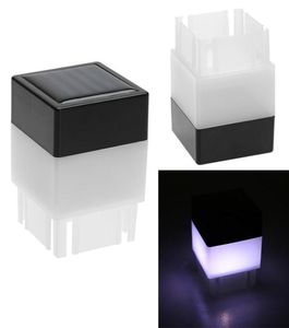 Solar LED Post Cap Light 2x2 Nocna Lampa Square Solar Pilar Light