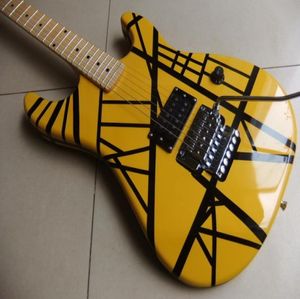 Ganz Neuankömmlinge Krmer E -Gitarre Ein -Stück -Pickups Tremolo -System in Yellow 1109183041344