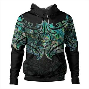 여성용 후드 땀 촬영 셔츠 뉴질랜드 Aotearoa Manaia Maori Graphic Hoodie 새로운 후드 땀 셔츠 남성 풀 오버 여성 의류 y2k 탑 240413