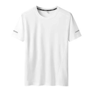 6 st/set sport-t-shirt för män plus storlek 5xl/6xl snabb torkning t-shirt rund hals stor storlek kort ärm överdimensionerad tee