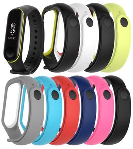 Para Xiaomi Mi Band 3 Sport Strap Watch Silicone Wrist Scorre para Xiaomi Mi Banda 3 Acessórios Bracelet Miband3 Strap6813091