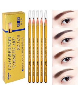 Golden 1818 Eyebrow Pencil Makeup Eyebrow Enhancers Cosmetic Art Waterproof Tint Stereo Types Coloured Beauty Eye Brow Pen Tools4948830