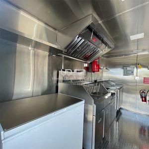 Commercial Street BBQ Food Trailer Mobile Kitchen Food Cart Towable Food Truck Fully Equipped Kitchen for Sale AU USA