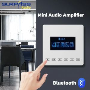 Amplifiers Bluetooth Wall Amplifier Mini bluetooth amplifier Home Audio System Touchkey Background Music Player connect to TV SURPASS