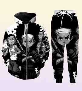 Rilascia New Menwomens Boondocks Funny 3D Print Tracksuits SuitSuits Pants Caspa Caspetta Sports Sports Awear L0156974024