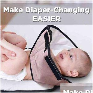 Changing Pads Covers Baby Diaper Mat Mtifunctional Born Change Pad 3 In 1 Waterproof Sheet Clutch Storage Wipes Container Bag 211220 D Dhe5G