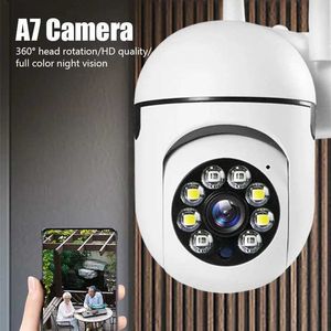 IP -kameror PTZ 2.4G WIFI IP -kamera Audio CCTV Surveillance Cam Outdoor 4X Digital Zoom Night Vision Wireless Watertoful Security Protection 24413