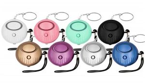 Självförsvarslarm 130dB Loud Keychain Alarm System Girl Women Protect Alert Personlig säkerhet Säkerhetssystem3832926