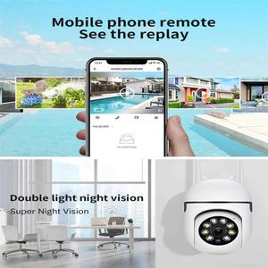 IP Kameralar WiFi Survalance Camera 720p Kablosuz IP Mini Kameralar Güvenlik Koruma Led Kızılötesi Gece Görüşü Tam Renkli Kamera 24414