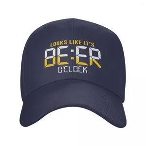 Ball Caps Custom sembra come la sua birra OCLOCK Baseball Cap Men Women Regolable Dad Hat Hat Snapback Hats Summer Summer