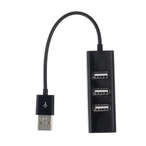 2024 USB HUB3Port Expander Adapter USB2.0 Hub Multi USB Splitter 2.0 Multiple USB2.0 USB -HUB Card Reader för PC - för USB Hub3Port Expander