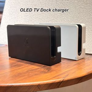 Stands 2023 Ny laddningsdockadapter för NS Switch OLED TV Dock Station Stand för NS Switch/Switch OLED -konsol
