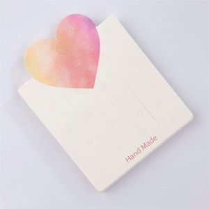 50 st Great Love Cardboard Package Display Cards For Hair Clips White Craft Hang Card Children Handgjorda DIY Material