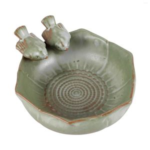 Figurine decorative Bagni di nascita in ceramica per alimentazione per alimentazione retrò per alimentazione retrò