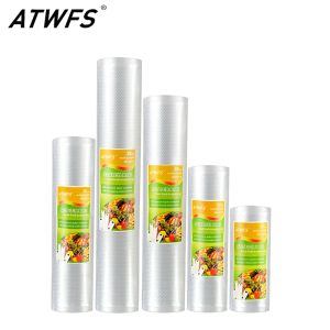 Machine ATWFS Vacuum Sealer Bags for Food Saver Sealing Machine Plastic Storage Vacuum Bag Kitchen Packer Vacum Bag 35 Packaging Rolls