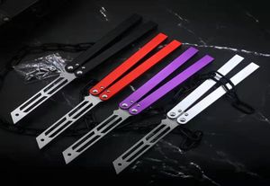 Bir Balisong Triton Trainer Kelebek Eğitim Bıçağı Keskin Alüminyum Hanldle Burç Sistemi BM Squid Industries Sea Monster6987362