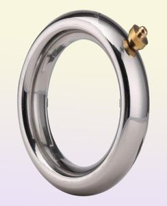 Anello di cazzo elettrico maschile anelli metallici anelli del pene per scroto barella Elettro di stimolazione per i giocattoli sessuali elettro -shock fai -da -te5837773
