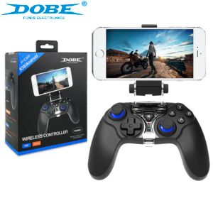 Gamepads dobe Wireless Bluetooth Compatible Gamepad Support iOS Android System Mobiltelefon Handle Support Fremde MFI Game Controller