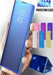 Smart Mirror Flip Cases für iPhone 12 Mini 11 Pro XR XS Max Kickstand Magnetic Stoßdämpferabdeckung auf 7 8 Plus Case6668579