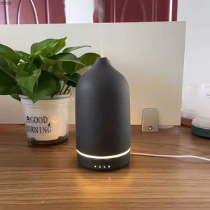 Humidifiers Fragrance Lamps Ceramic Aroma Diffuser Automatic Small Humidifier Hotel Air Fresh Oil Timing Colorful Lights Diffuser