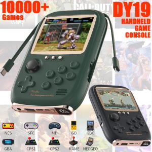 Gracze Handheld Mini Player 10000 Games Wbudowane w 2 kable 6000 mAh Game Power Bank Portable Retro Game Console Mini Game Machine