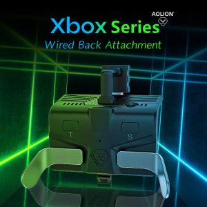 Accessories for Xbox Series Handle Wired Back Attachment Trigger Back Button for Xbox Series S X Original Controller with 3.5MM Headphone