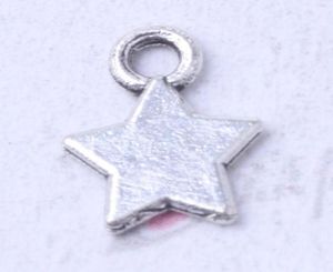 Star Pendant Antique SilverBronze Fit Necklace 10679mm DIY Jewelry Alloy Charms 1000PCSlot 3046Z63545433222703