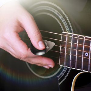 Pick luminosa di chitarra con chitarra per chitarra a LED ALTA LED LED portatili per chitarristi elettrici