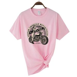 Designer neuer Stil Casual Customized Printed Clothes T-Shirt Frauenhemd Motorrad Biker Hip Hop Sommer T-Shirt Tees Tops