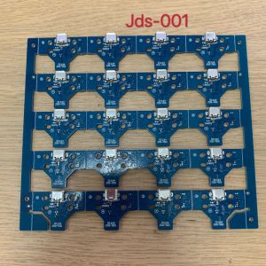 Accessories 30pcs for USB Charging Port Socket for PS4 Dulshock Controller with Board,jds001 Blue 14pin