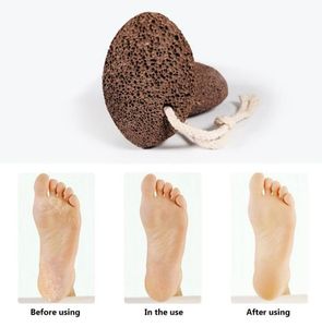 Removedor de calos de pele dura Ferramenta de pedra -pomes de lava natural Pumice Stone Callus Removedor de café para pés Pedicure Ferramenta de esfoliação8350515