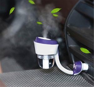 Säljer Nanum Dual USB Air Washer Purifier Diffusor Mini Essential Oil Arom Diffuser Car Firidifier med Arom Diffuser med 6775765