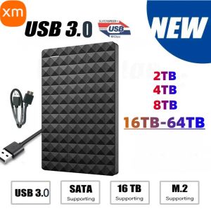 Boxs HDD Drive Disk 500GB 1TB 2TB 4TB USB 3.0 HDD esterno HDD 2,5 pollici Disk rigido esterno per Xiaomi per laptop per computer PS4