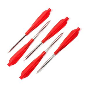 20pcs okçuluk avı s od8mm plastik tatar yayı cıvatası alüminyum ipuçları açık hava atış geniş başlıklar aksesuarları 240412