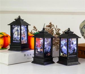 Cadılar Bayramı Vintage Pumpkin Işık Lambası Partisi Asma Dekor Led Fener Partisi Malzemeleri Cadılar Bayramı Vintage Dövüş B1851891